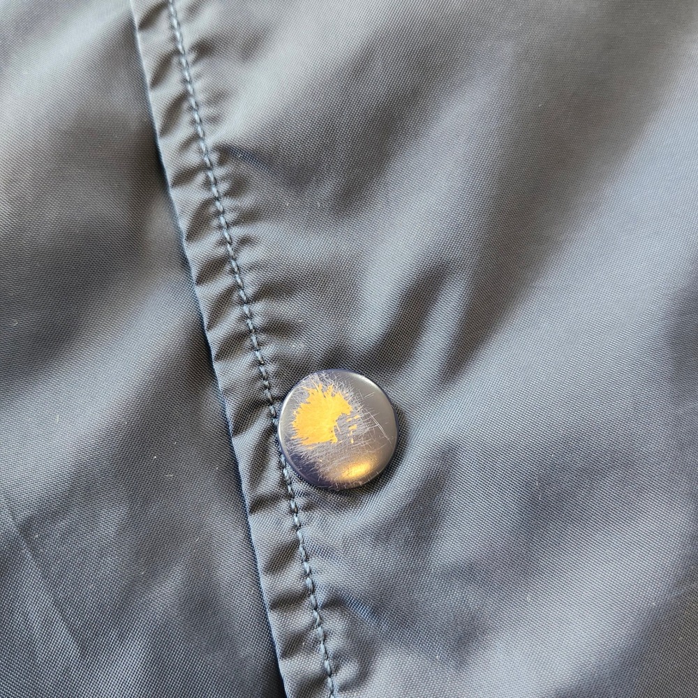 Vans x Marvel Black Panther nylon Jacket Windbreaker Navy Blue Mens Medium - Picture 7 of 10